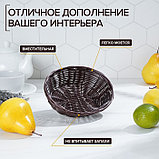 Корзинка для фруктов и хлеба Доляна «Шоко», 18×15×5 см, фото 3