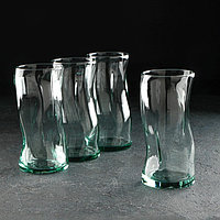Набор стеклянных стаканов Amorf, 440 мл, 4 шт