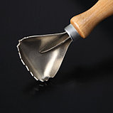 Рыбочистка с ножом для вспарывания «Традиционная», 15×4,5 см, с лакированной деревянной ручкой, фото 4
