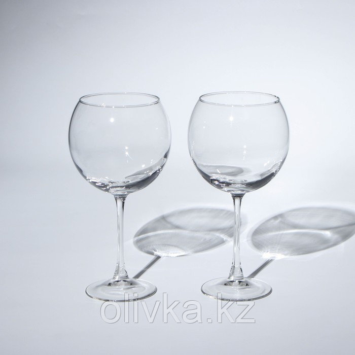 Набор стеклянных бокалов для вина «Эдем», 650 мл, 2 шт - фото 1 - id-p113272681