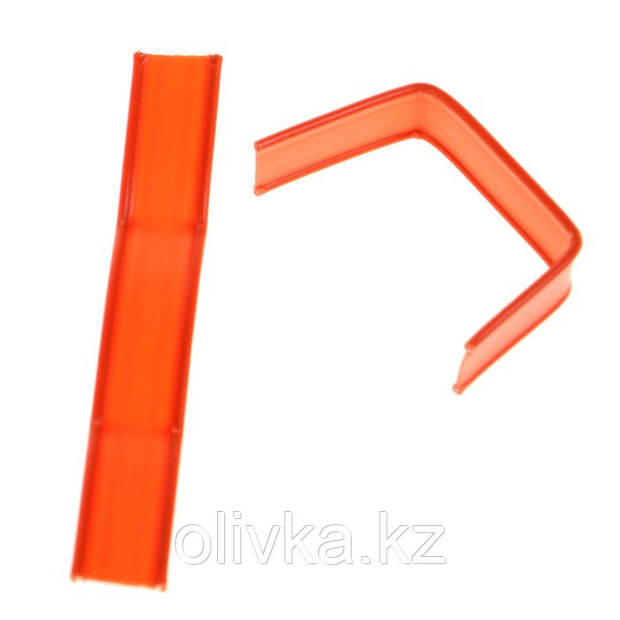 Клип-лента прямая в нарезке, оранжевый, 5 см - фото 1 - id-p113253409