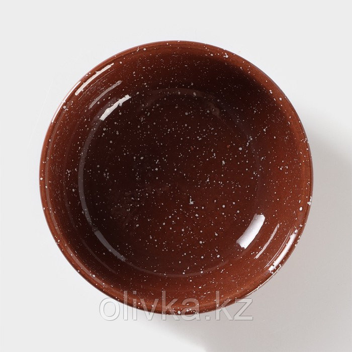 Салатник «Мрамор», d=19 см, цвет коричневый - фото 2 - id-p113279403