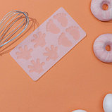 Силиконовый коврик для айсинга «Следопыт», 8 ячейки, 19×10,5×0,4 см, цвет прозрачный, фото 3