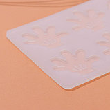 Силиконовый коврик для айсинга «Следопыт», 8 ячейки, 19×10,5×0,4 см, цвет прозрачный, фото 4