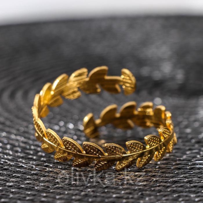 Кольцо для салфетки «Лоза», 4,5×2,5 см, цвет золотой - фото 1 - id-p113259429