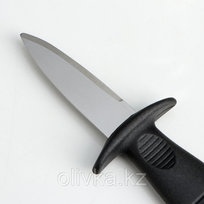 Нож для устриц Доляна, 14×4,4 см, длина лезвия 5,7см, цвет чёрный - фото 3 - id-p113275382