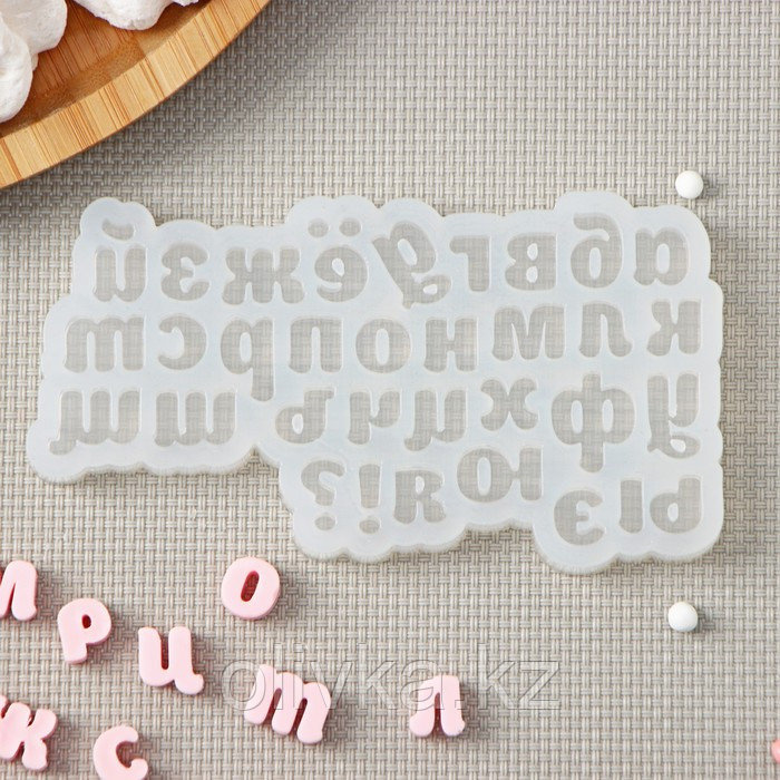 Силиконовая форма «Алфавит для бенто-тортов», буква 1 см, цвет прозрачный - фото 2 - id-p113268764