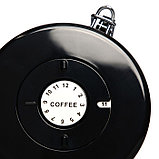 Герметичный контейнер для хранения молотого кофе и кофейных зерен, 1.5 л, 15х12 см, черный, фото 6