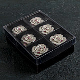 Кольцо керамическое для салфеток «Цветок», 5,5×5×6 см, цвет перламутровый, фото 4