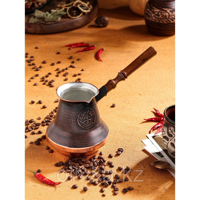 Турка для кофе "Армянская джезва", медная, 800 мл - фото 5 - id-p113267087