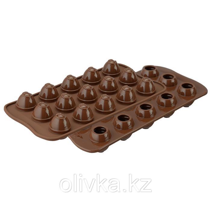 Форма для приготовления конфет Choco spiral, силиконовая - фото 1 - id-p113259471