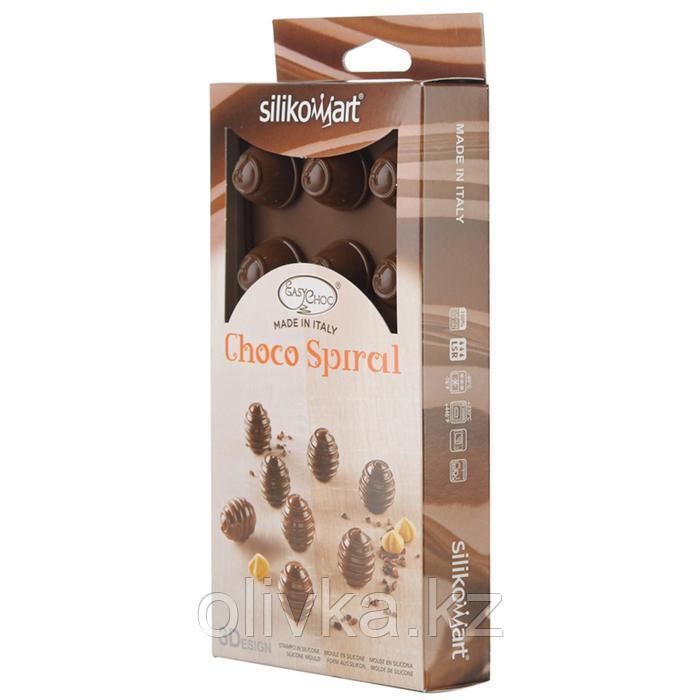 Форма для приготовления конфет Choco spiral, силиконовая - фото 8 - id-p113259471
