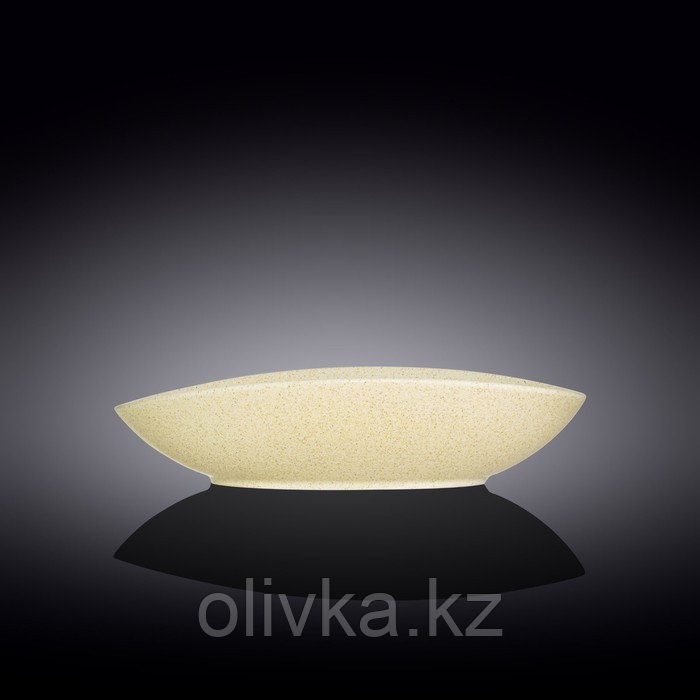 Салатник овальный Wilmax, 30х19.5х7 см, цвет песочный - фото 2 - id-p113270767