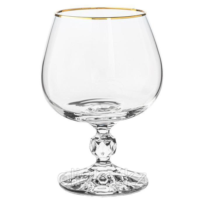 Набор бокалов для бренди Sterna, декор «Отводка золото», 250 мл x 6 шт. - фото 1 - id-p113262177