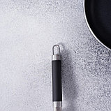 Держатель для сковороды Доляна Venus, нержавеющая сталь, цвет чёрный, фото 5