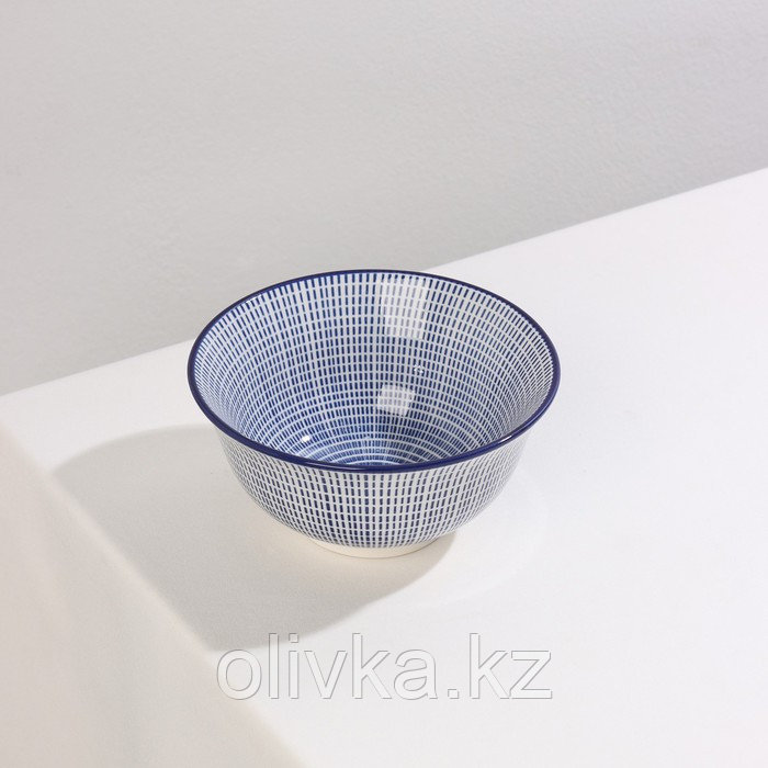Салатник керамический Доляна «Мерцание», 300 мл, d=12 см, цвет синий - фото 2 - id-p113265519