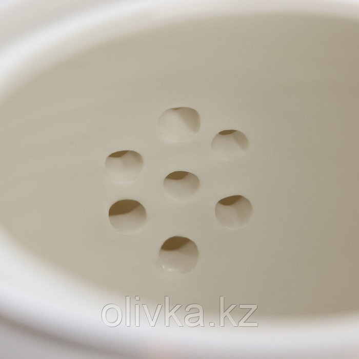 Чайник фарфоровый заварочный Доляна «Млечный путь», 900 мл, цвет белый в крапинку - фото 5 - id-p113259510