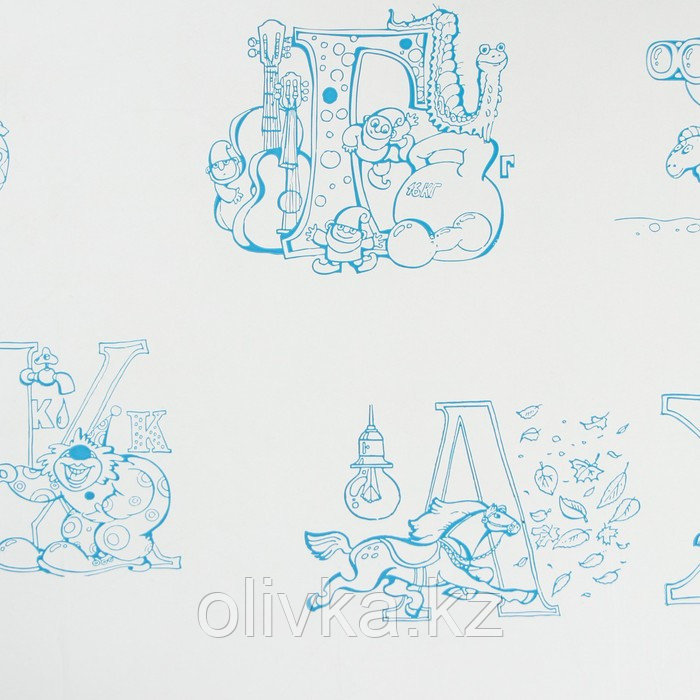 Скатерть-раскраска одноразовая детская «Вкусный алфавит», 110×150 см - фото 3 - id-p113273689