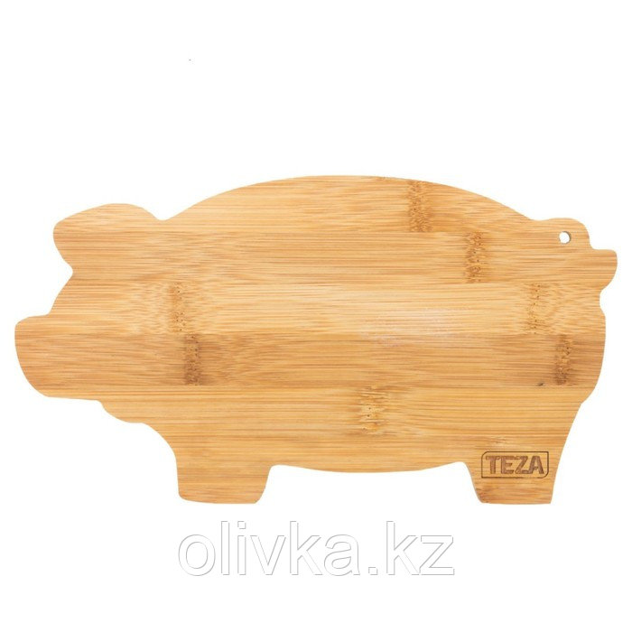 Доска разделочная Piggy, 26х14,2х1.2 см, бамбук - фото 3 - id-p113274628