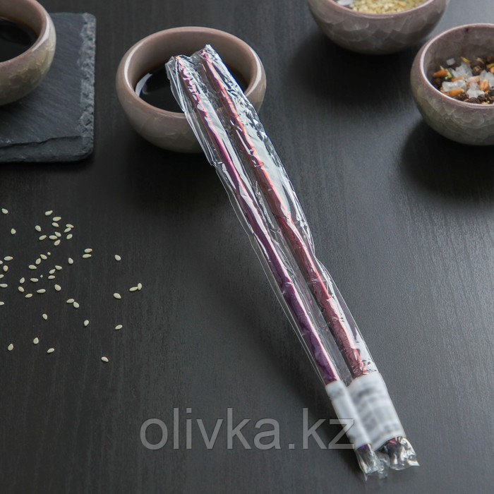 Палочки для суши Bacchette, длина 21 см, цвет фиолетовый - фото 4 - id-p113264610