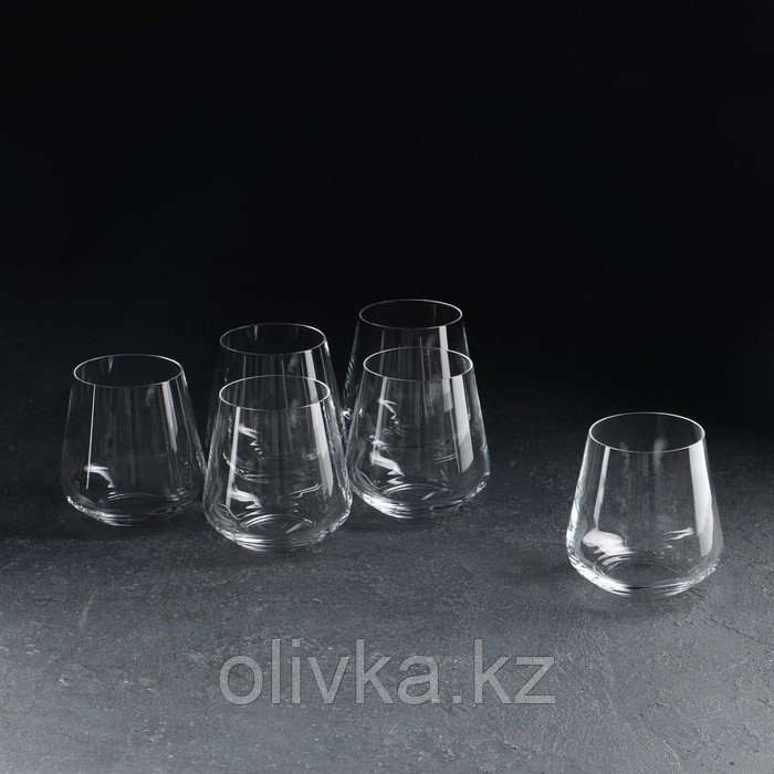 Набор стаканов для воды «Сандра», 6 шт, 290 мл, хрустальное стекло - фото 1 - id-p113272807