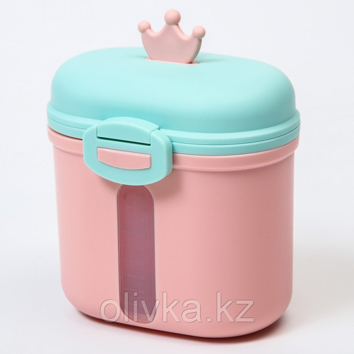 Контейнер для хранения детского питания «Корона», 360 гр., цвет розовый - фото 6 - id-p113263059