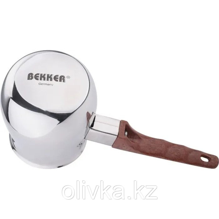 Турка Bekker BK-8214, ручка бакелитовая, нержавеющая сталь, 410 мл - фото 2 - id-p113277806