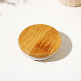 Крышка для ёмкостей Доляна, внешний d=5,5 см, внутренний d=4,6 см, бамбук, фото 2
