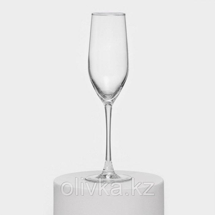 Набор стеклянных бокалов для шампанского «Селест», 160 мл, 6 шт - фото 2 - id-p113279570
