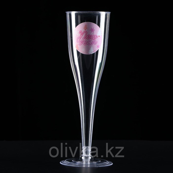 Набор пластиковых бокалов под шампанское «Happy New Year»,150 мл - фото 3 - id-p113279583