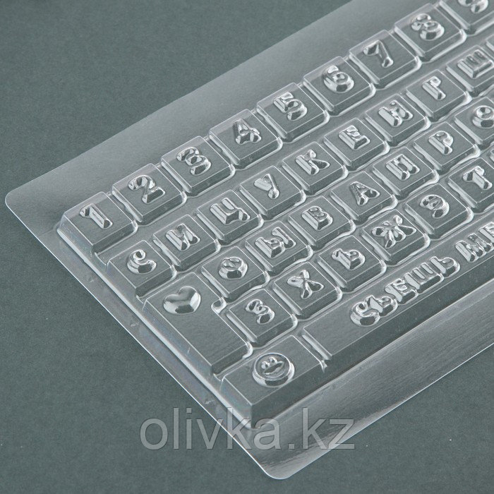 Форма для шоколада «Сладкая клавиатура», 21 х 14 см - фото 4 - id-p113279591