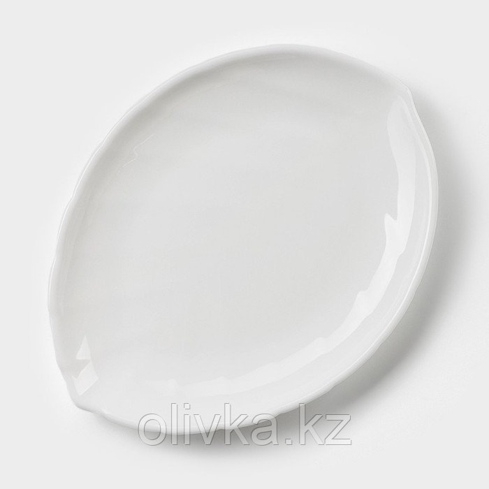 Блюдо сервировочное Avvir «Лист», 19×14,5×2 см, стеклокерамика - фото 1 - id-p113276364