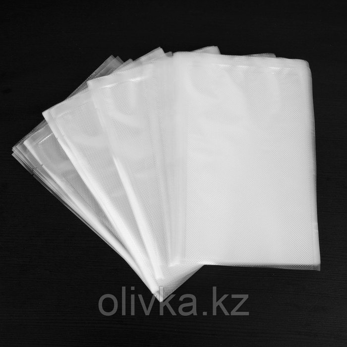 Набор пакетов для вакууматора Luazon, рифленые, 50 шт, 17 х 25 см - фото 2 - id-p113274718