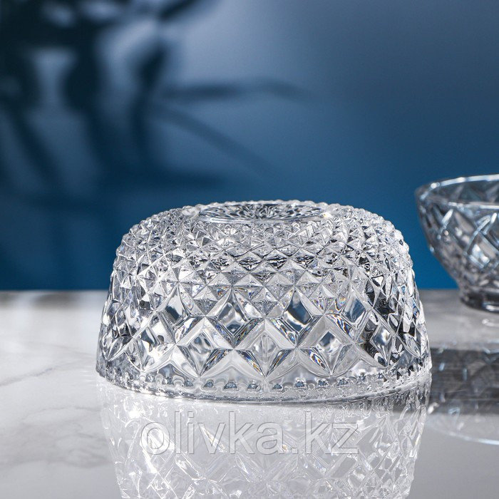 Салатник хрустальный Diamond, 300 мл, d=11,6 см - фото 4 - id-p113268045