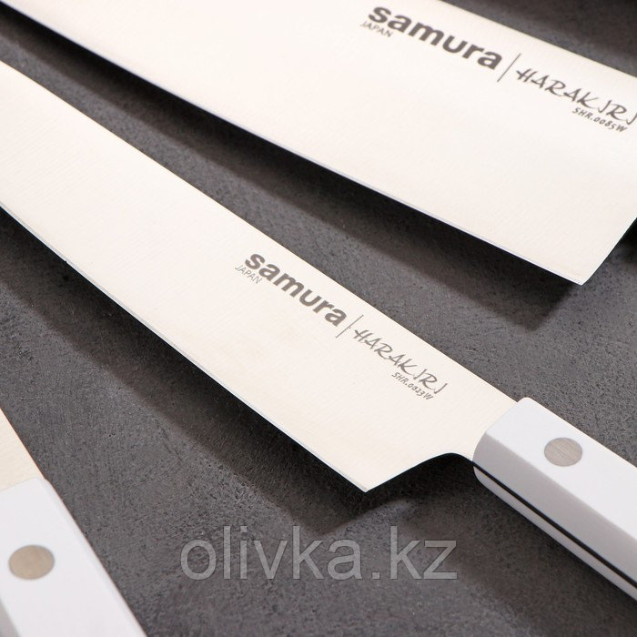 Набор ножей Samura HARAKIRI, 5 шт, белая рукоять - фото 2 - id-p113268053