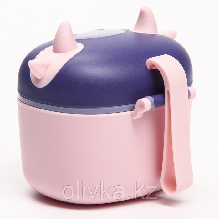 Контейнер для хранения детского питания 330 мл., цвет розовый - фото 2 - id-p113266460
