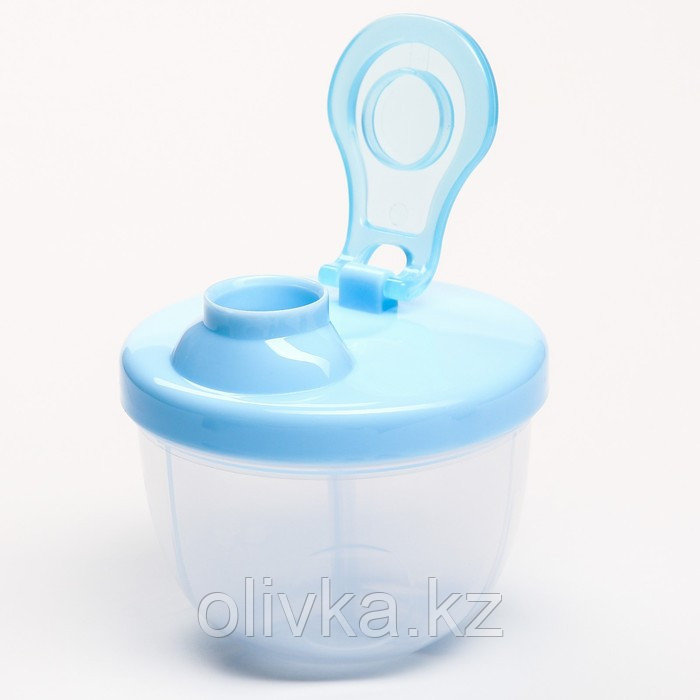 Контейнер для хранения детского питания, 3 секции, 9,2х8,8х8см, цвет голубой - фото 2 - id-p113266461