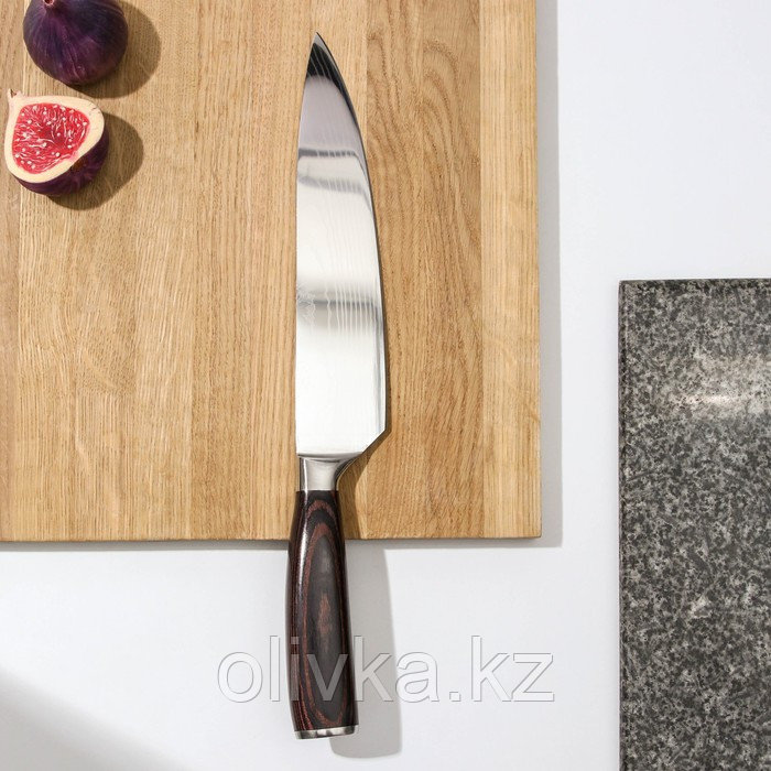 Нож Veral, шеф, 20,5 см, дамасская сталь - фото 2 - id-p113264707