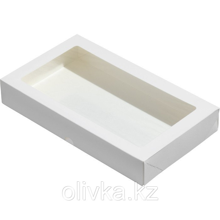 Коробка складная, с окном, белая, 26 х 15 х 4 см - фото 1 - id-p113277140