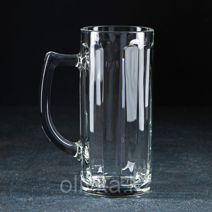 Кружка стеклянная для пива «Гамбург», 500 мл - фото 1 - id-p113268079