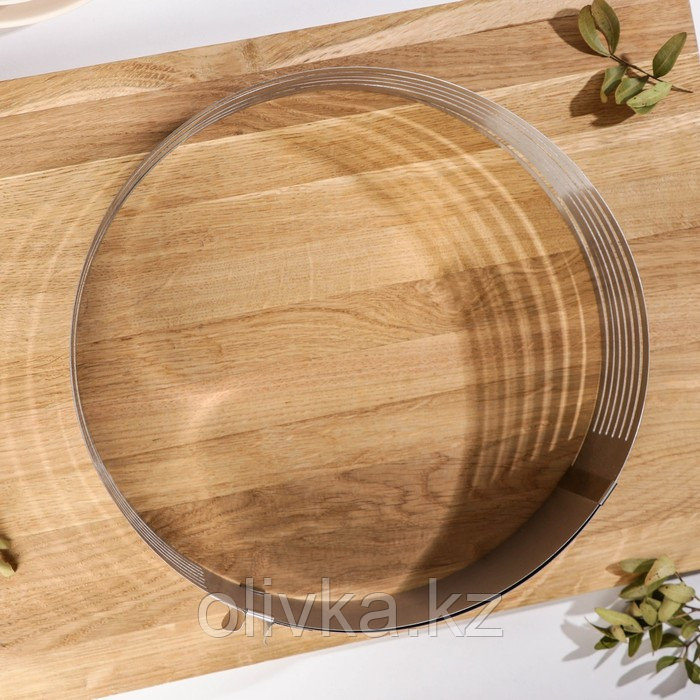 Набор кондитерский Доляна, 2 предмета: форма для выпечки с прорезями 25-30×8 см, кондитерская лопатка - фото 5 - id-p113264721
