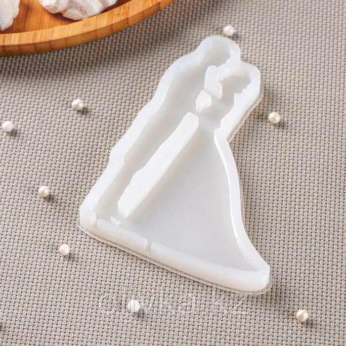 Силиконовый молд для леденцов и шоколада «Свадьба», 12,5×9 см, цвет прозрачный - фото 3 - id-p113267257