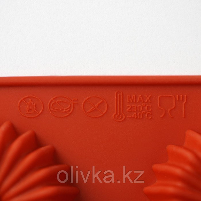 Форма силиконовая для выпечки Доляна «Кекс», 29×17×2 см (5,8×2 см), 8 ячеек, цвет коричневый - фото 6 - id-p113274800