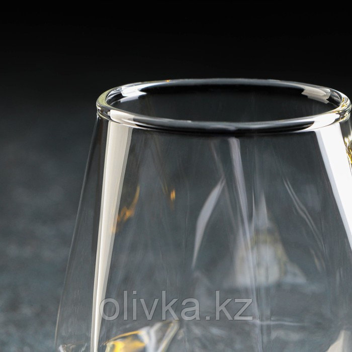 Набор для напитков из стекла Magistro «Льдинка», 5 предметов: кувшин 1,6 л, 4 кружки 300 мл, цвет прозрачный - фото 7 - id-p113269005