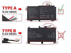 Аккумулятор Asus B31N1726 11.4V 48Wh FX504 FX505 FX506 FA506 FA706 батарея аккумулятор ORIGINAL type-A