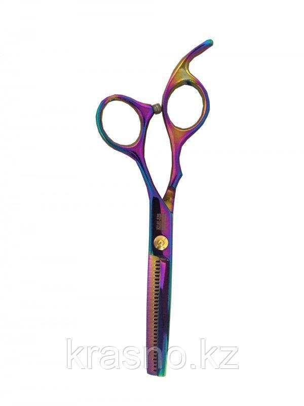 Ножницы парикмахерские филировочные Superme хамелеон - фото 1 - id-p113283278