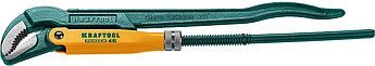 KRAFTOOL PANZER-4, №2, 1.5″, 440 мм, Трубный ключ с изогнутыми губками (2735-15)
