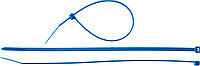 ЗУБР КС-С1 3.6 x 200 мм, нейлон РА66, кабельные стяжки синие, 100 шт, Профессионал (309070-36-200)