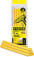 STAYER Yellow жёлтые 11х200 мм, 6 шт, Клеевые стержни (2-06821-Y-S06)