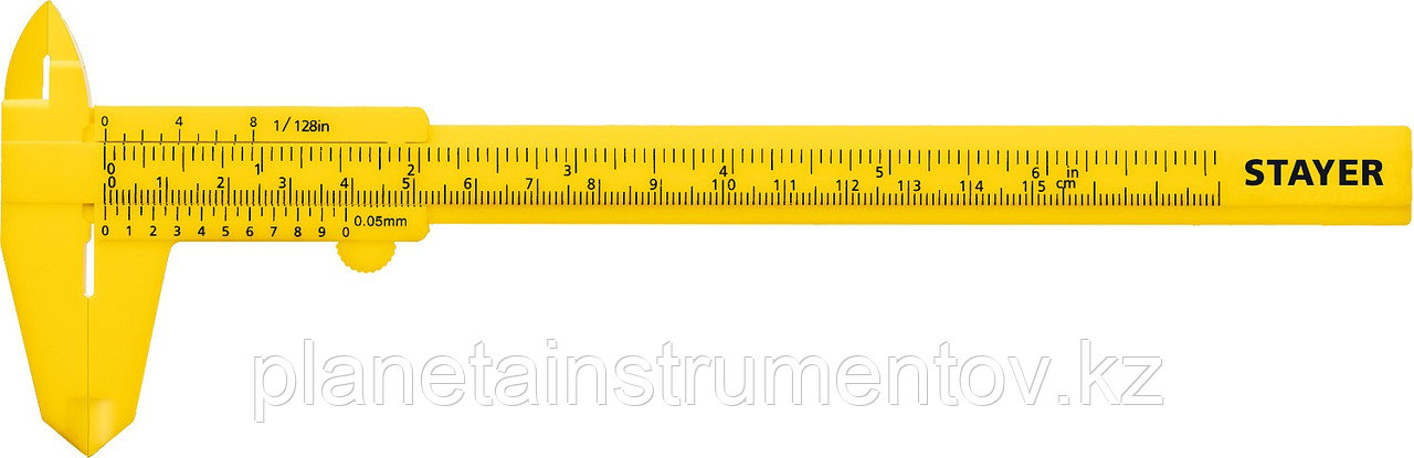 STAYER 150 мм, Пластмассовый штангенциркуль (3440) - фото 1 - id-p113293376